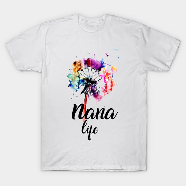 Nana Life Dandelion T-Shirt by heryes store